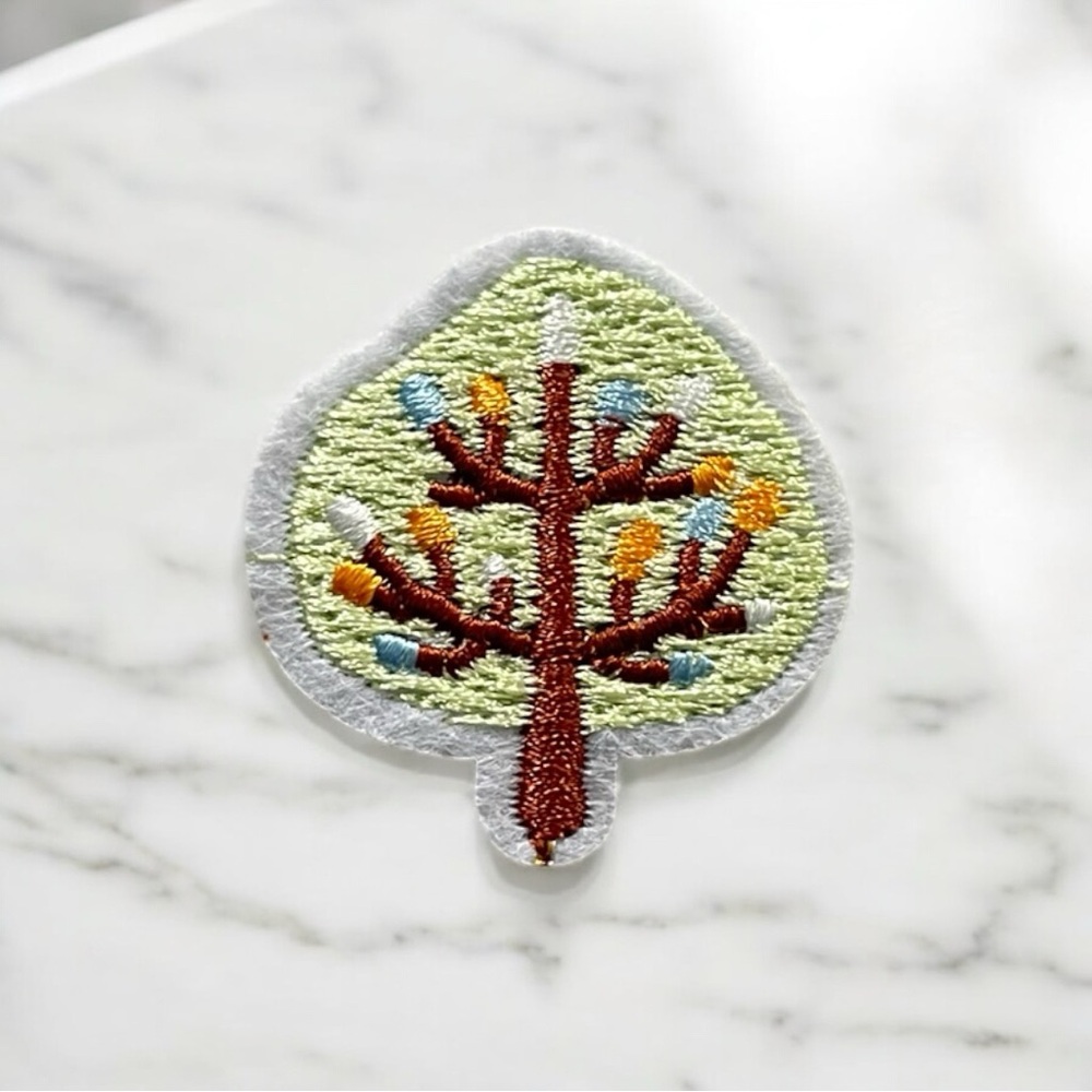 Embroidered Tree Patch